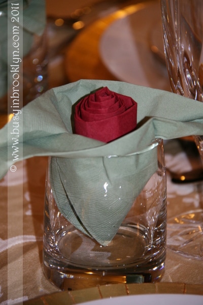 Easy Instructions on How To Fold A Napkin for a Tulip Napkin Fold