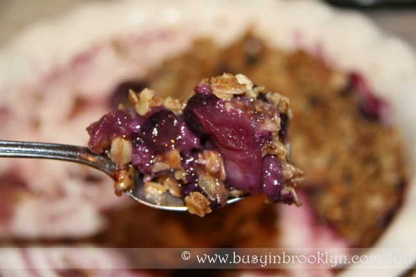 Instant Pot Apple Crisp with Berries - The Busy Baker