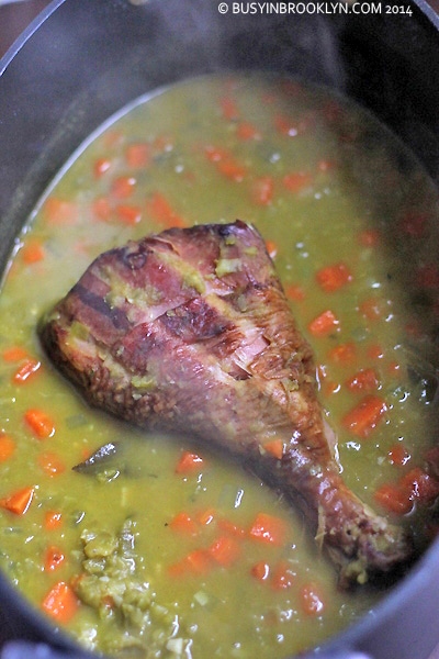 Split Pea Soup Recipe (with Smoked Ham Hock)