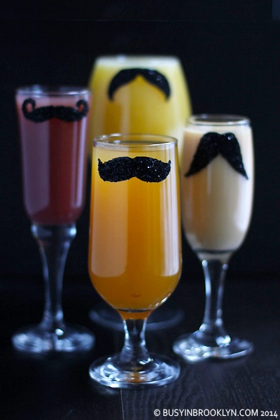 Mustache Wine Glass Charms DIY - Make Something Monday - Craft Klatch