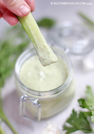 Green Goddess Salad Dressing Busy in Brooklyn