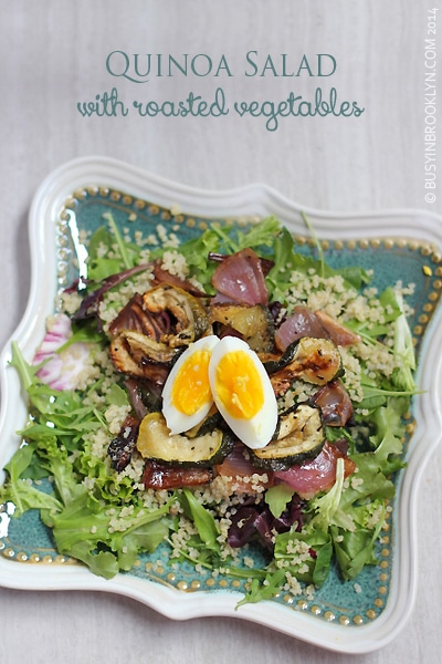 Roasted Veggie Quinoa Salad – Busy in Brooklyn