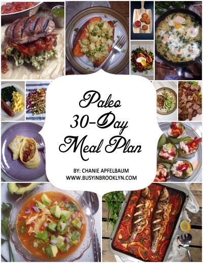 Paleo 30-Day Meal Plan