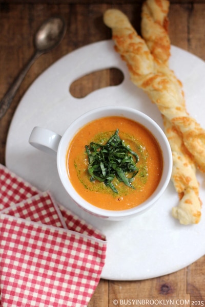 Simple Roasted Tomato Soup - Brooklyn Supper