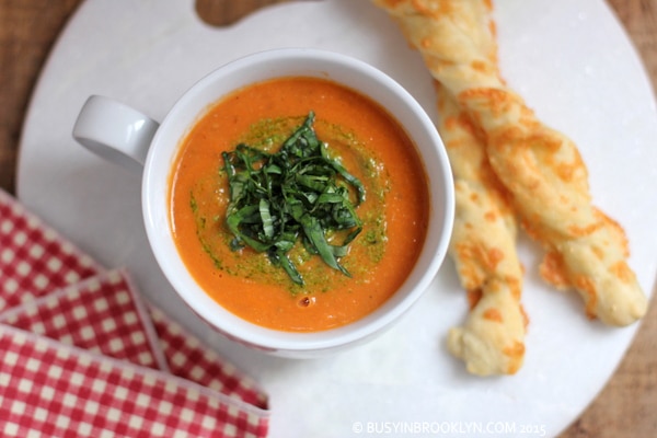 Simple Roasted Tomato Soup - Brooklyn Supper