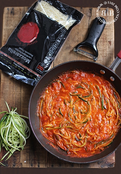 Zoodles With Marinara Sauce