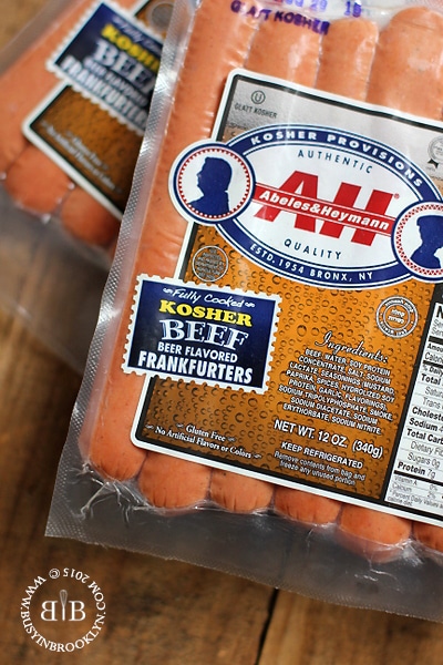 Abeles and Heymann (A&H) All Beef Kosher Hot Dogs Reduced Fat & Sodium