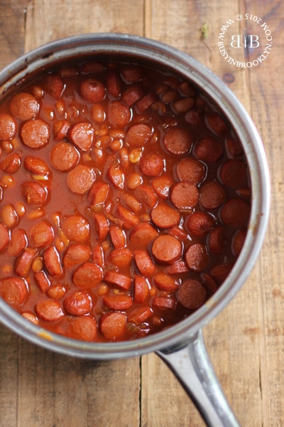 Beer Franks Baked Beans Busy In Brooklyn