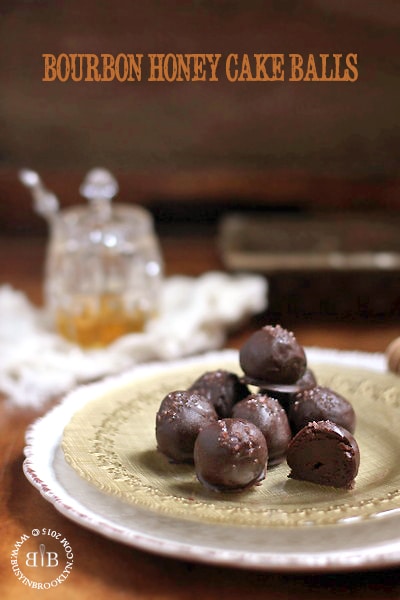 Bourbon Honey Cake Balls