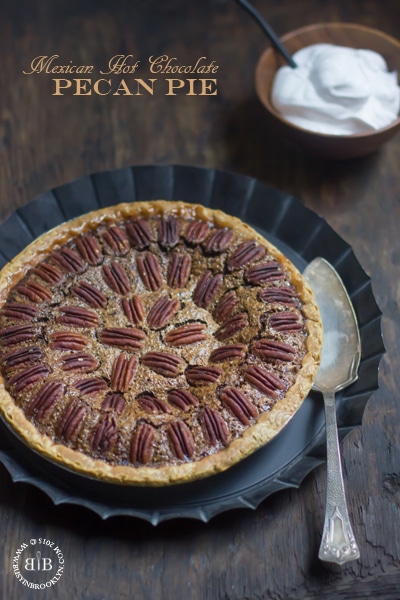 Mexican Hot Chocolate Pecan Pie