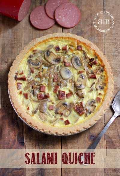 Salami Quiche