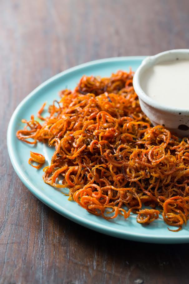 Spicy Spiralized Potatoes