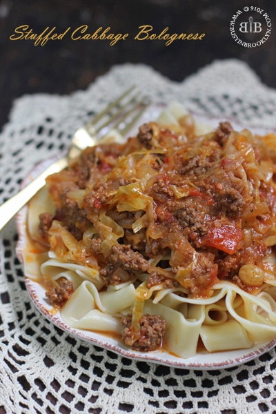 Stuffed Cabbage Bolognese