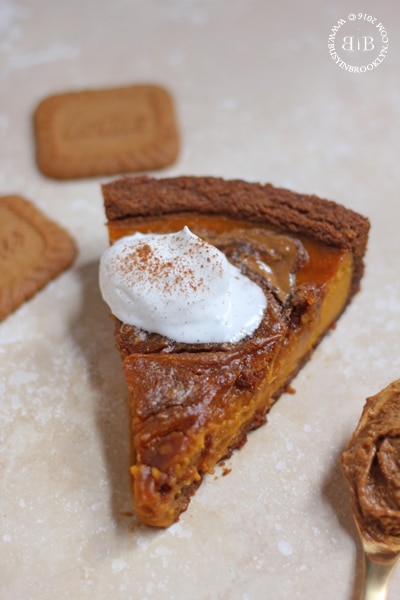 Cookie Butter Pumpkin Pie – Busy in Brooklyn