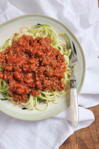 Zoodle Bolognese + Spaghetti Sloppy Joesand How I Mastered Dinner ...
