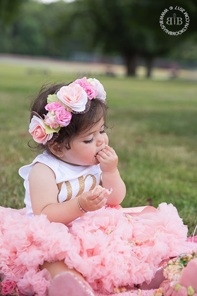 Outdoor Cake Smash Session | Gaithersburg, Maryland Photographer - Monica  Alman Photography LLC