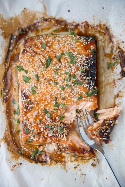 Honey Sriracha Salmon – Busy in Brooklyn