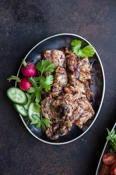 Grilled Chicken Fattoush with Za’atar Ranch – Busy in Brooklyn