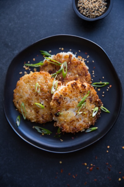 Pan-Fried Rice Cakes - Amy's Nutrition Kitchen