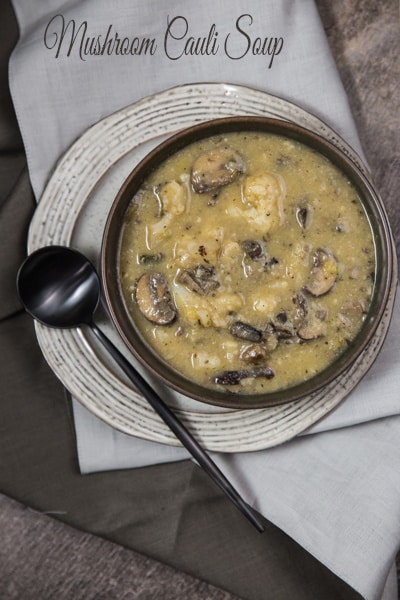 Mushroom Cauli Soup