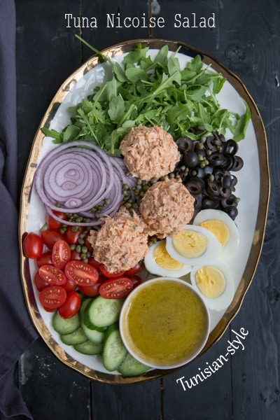 Tunisian-Style Tuna Nicoise Salad
