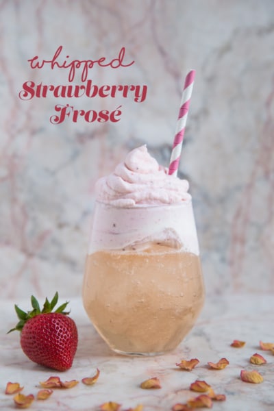 Whipped Strawberry Frosé