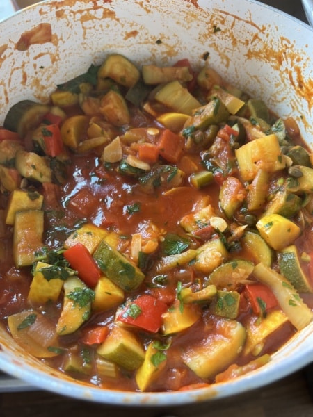 Zucchini Caponata