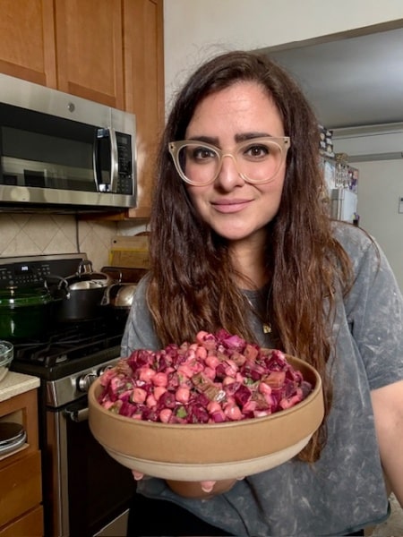 Beet & Chickpea Salad