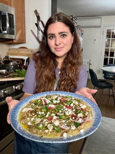 Spring Eggplant Carpaccio